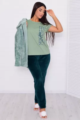 Костюм женский 5-322а (изумруд)