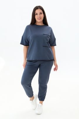 Костюм женский с джоггерами 370091