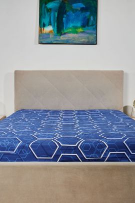 Простыня бязь на резинке - Геометрия свечения