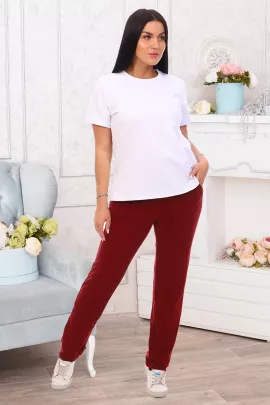 Дэли(бордо) брюки