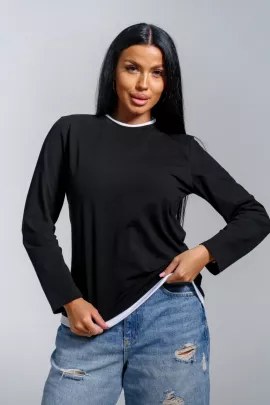 Рига(черный) лонгслив