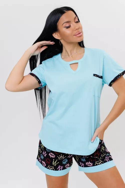 Костюм с шортами женский 392304