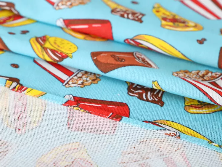 Скатерть рогожка "Вкусно"