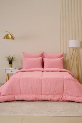 Одеяло всесезонное Микрофибра Узор - Розовое