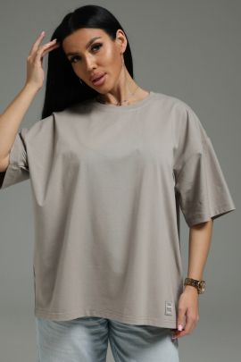 Анита-3 футболка женская (серо-бежевый)