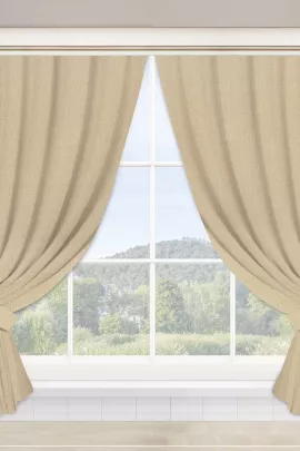 Шторы для кухни с подхватом Алевтина Ш.145.180 145*180 Ш.145.180