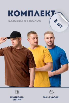 Набор 95829 футболка мужская (в упак. 3 шт)