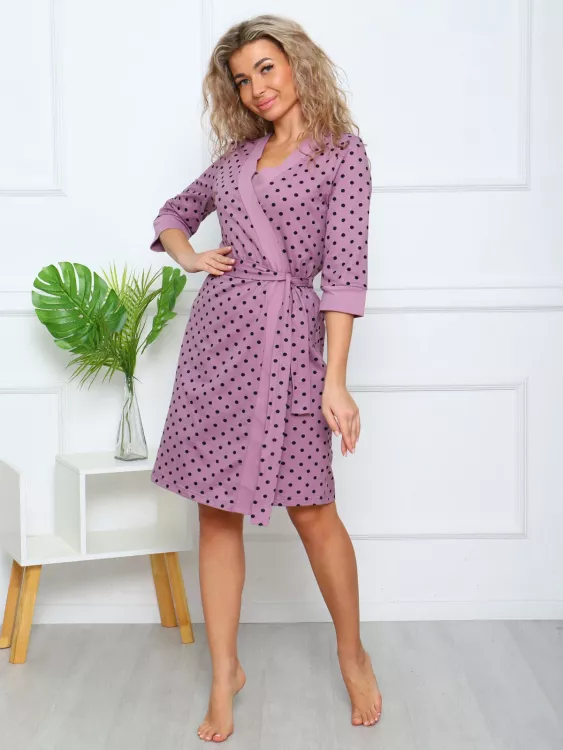 Комплект Горошинки (лиловый) 