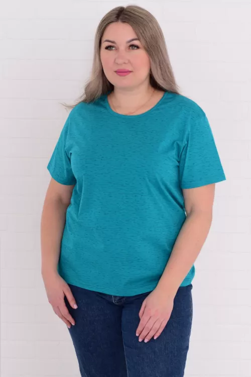 Футболка женская 6-200н (изумруд)