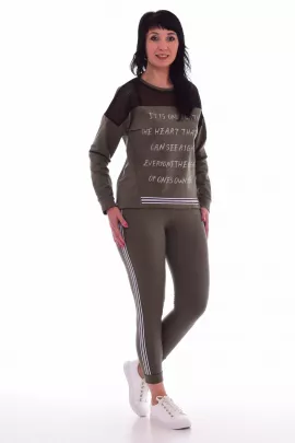 Костюм женский 5-229г (светлый хаки)