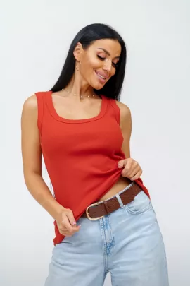 Мия(терракотовый) майка женская