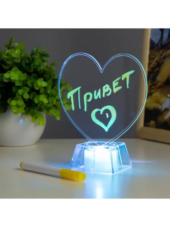 61106 Ночник Сердце