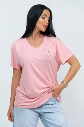 Оксана(пудровый) футболка