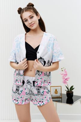 Костюм с шортами женский 770535