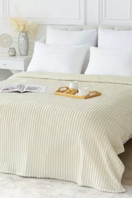 Вертикаль(пломбир) плед велсофт тубус