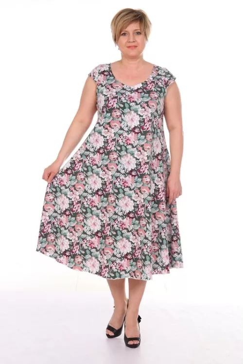 Платье П-8 Пионы