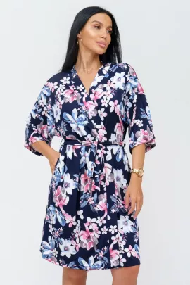 Токио(синий) халат