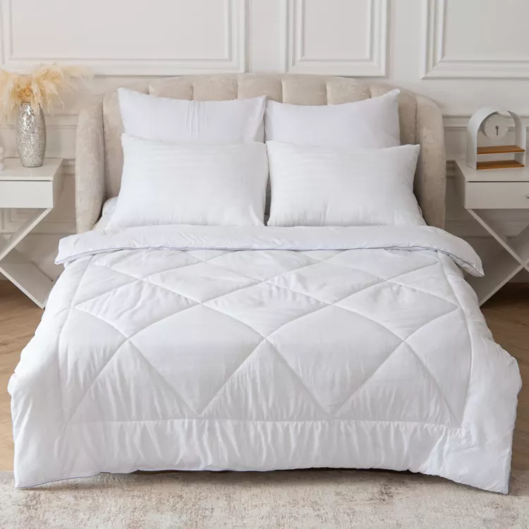 Одеяло "Лебяжий пух" всесезон. м/ф (бел)