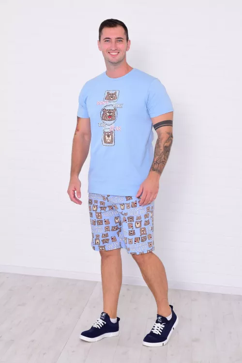 Пижама мужская 9-210а (индиго)