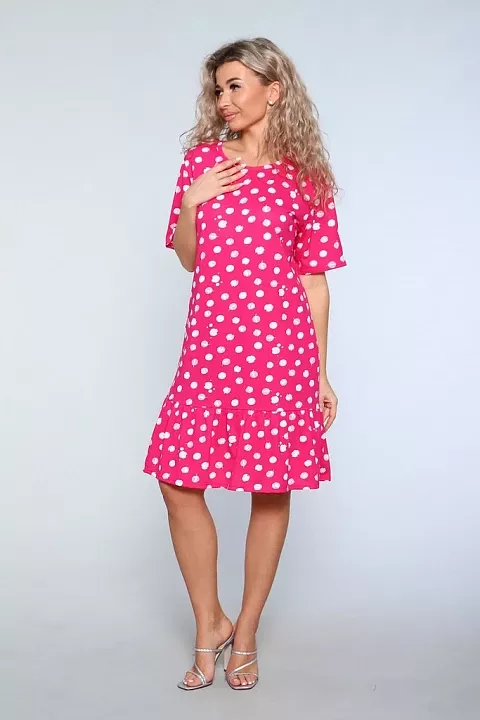 Платье Стелла малиновый последний размер