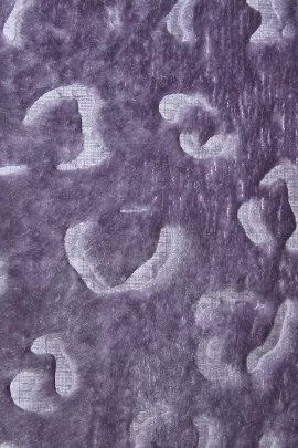 Ягуар(лиловый) плед велсофт