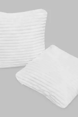 Вертикаль(пломбир) наволочка декоративная велсофт