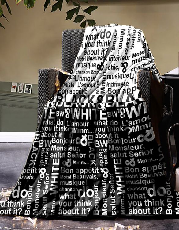 Плед Аэро Софт PAVLine Black&White