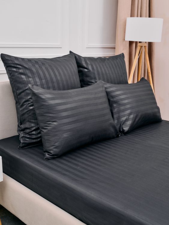 Комплект наволочек Микрофибра Страйп - Серый