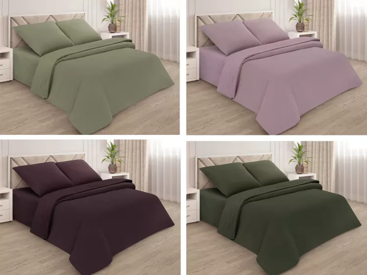 Пододеяльник ЕВРО 200*220 поплин однотонный