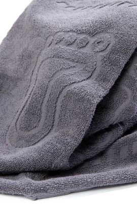 Полотенце махровое - Ножки, цвет серый