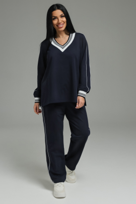 Акцент костюм женский (синий)