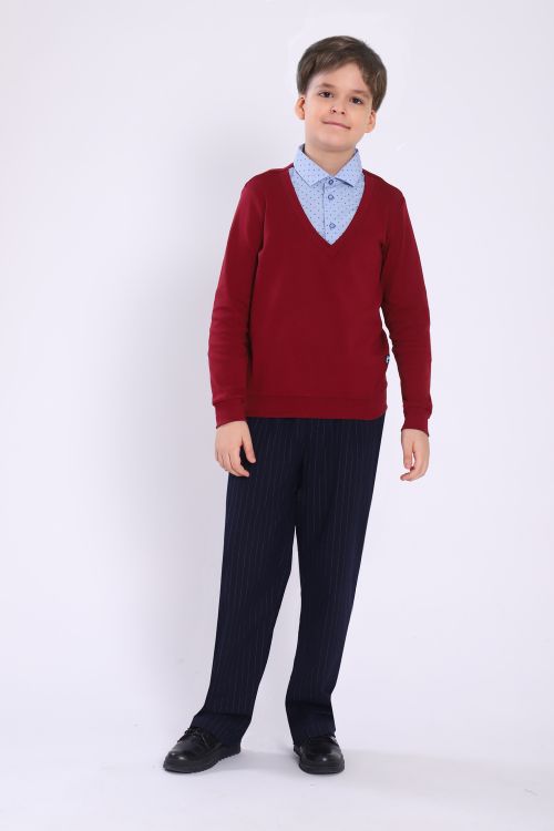 Джемпер-обманка для мальчика Школьник