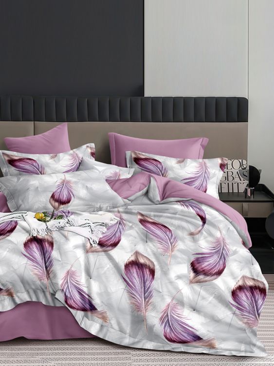 Постельное белье поплин люкс - Перышки
