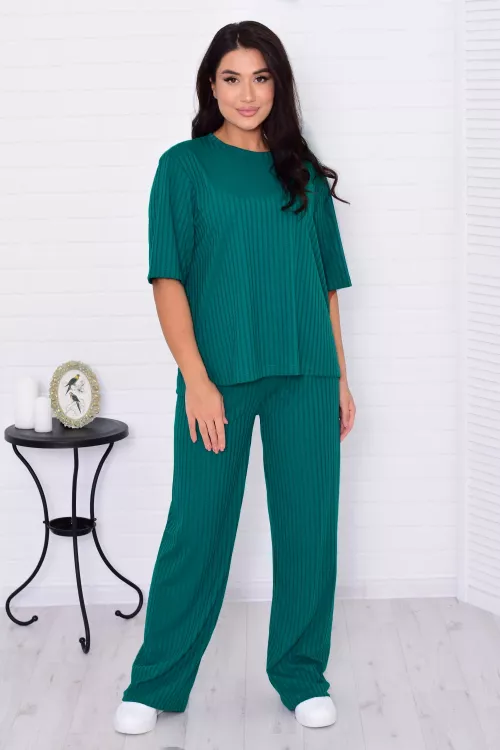 *Костюм женский Ф-5-017г (петроль)