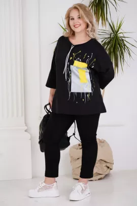 Футболка 5558 черный последний размер