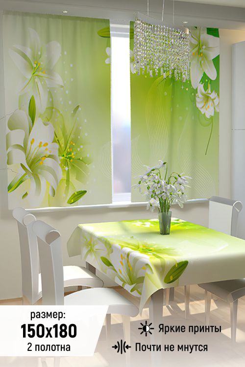 Фотошторы для кухни 10831