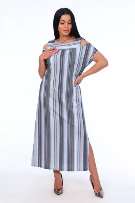 Сарафан 35868 голубой последний размер