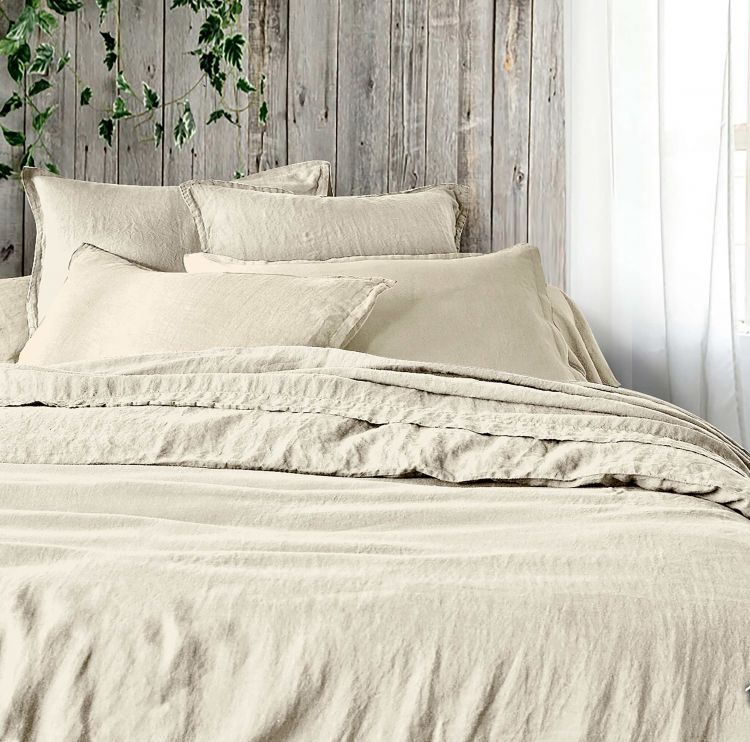 Постельное белье вареный хлопок - Бежевый