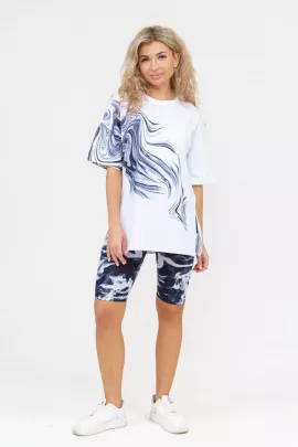 Костюм Молния (белый-черный)