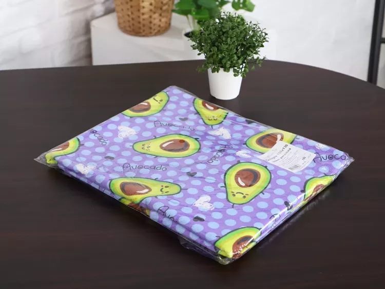 Скатерть рогожка "Авокадо"