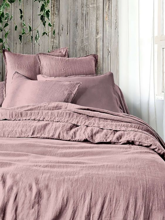 Постельное белье вареный хлопок - Розовый меланж