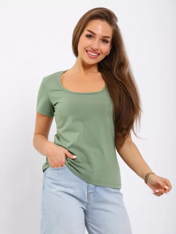 Футболка женская 6-203з (оливковый)