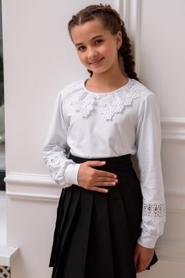 Блузка Флорентина длинный рукав школьная