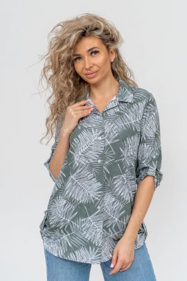 Туника 36731 хаки последний размер