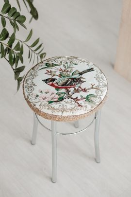 Сидушка на табурет круглая 32