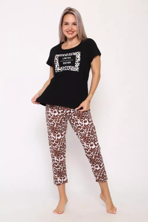 Пижама 85029 черный последний размер