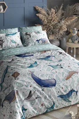 Киты КПБ поплин 1.5СП подростковый