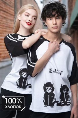 Футболка оверсайз с принтом ФБН0010