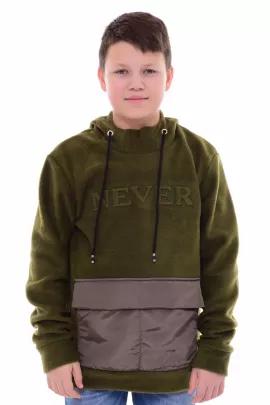Толстовка подростковая 11-044б (хаки)
