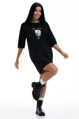 Платье-туника 44558 (черный)